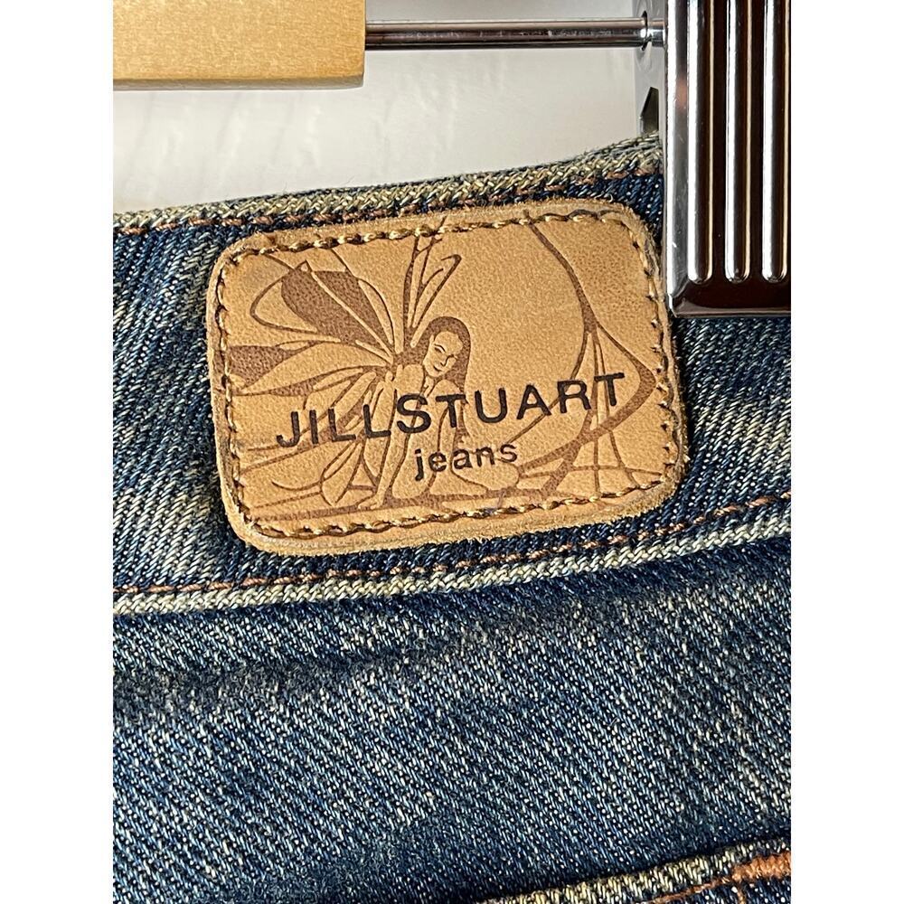 Jill Stuart Dark Blue Denim Wide Leg Jeans Women's Size 10 - Picture 3 of 6
